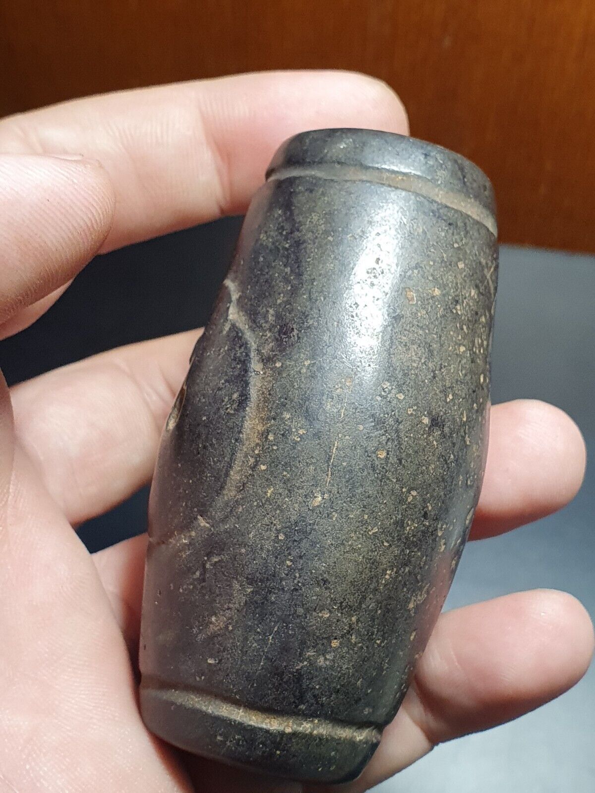 Antique Stone Jade mysterious Animal carving stone Amulet Bead Magnetic Stone 09