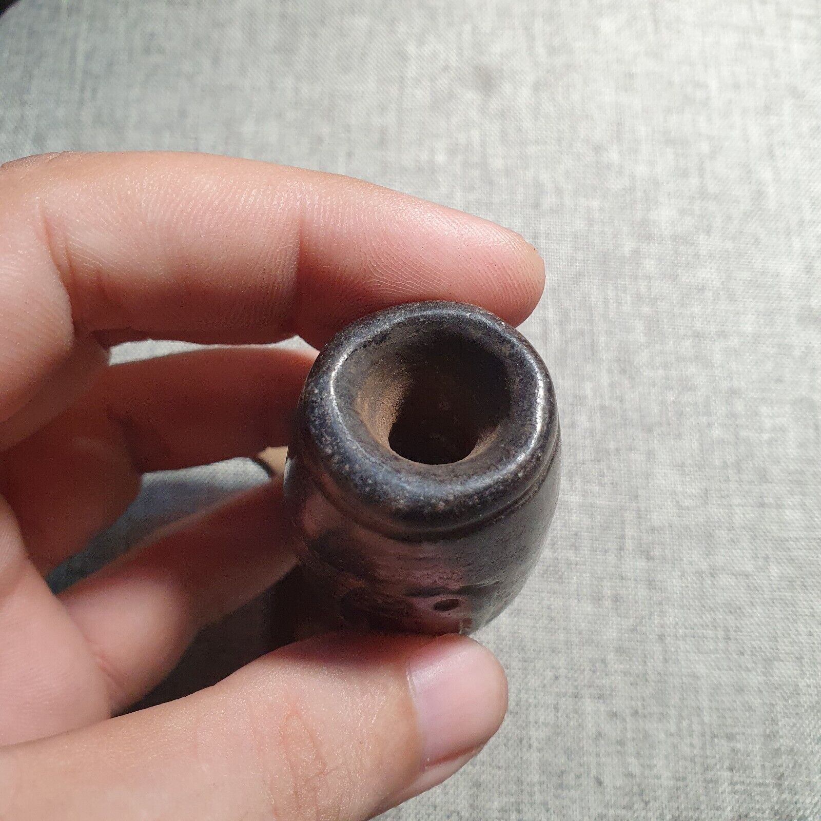 Antique Stone Jade mysterious Animal carving stone Amulet Bead Magnetic Stone #5