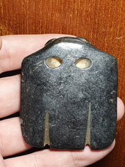 Antique Stone Jade mysterious Animal carving stone Amulet Bead Magnetic Stone 08