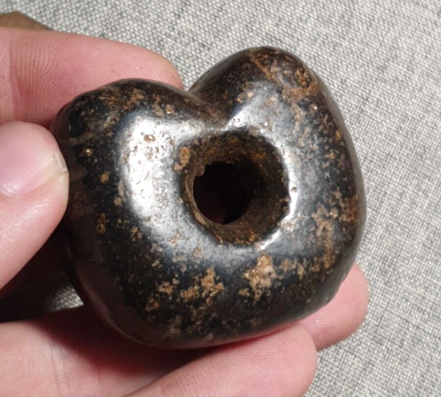 Antique Stone Jade mysterious Animal carving stone Amulet Bead Magnetic Stone #8