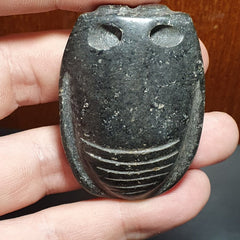 Antique Stone Jade mysterious Animal carving stone Amulet Bead Magnetic Stone #1
