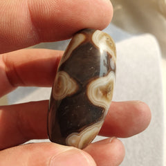 Very Rare Old Wishing Agate Multi Eyes Agate sulaimany Agate stone bead amulet