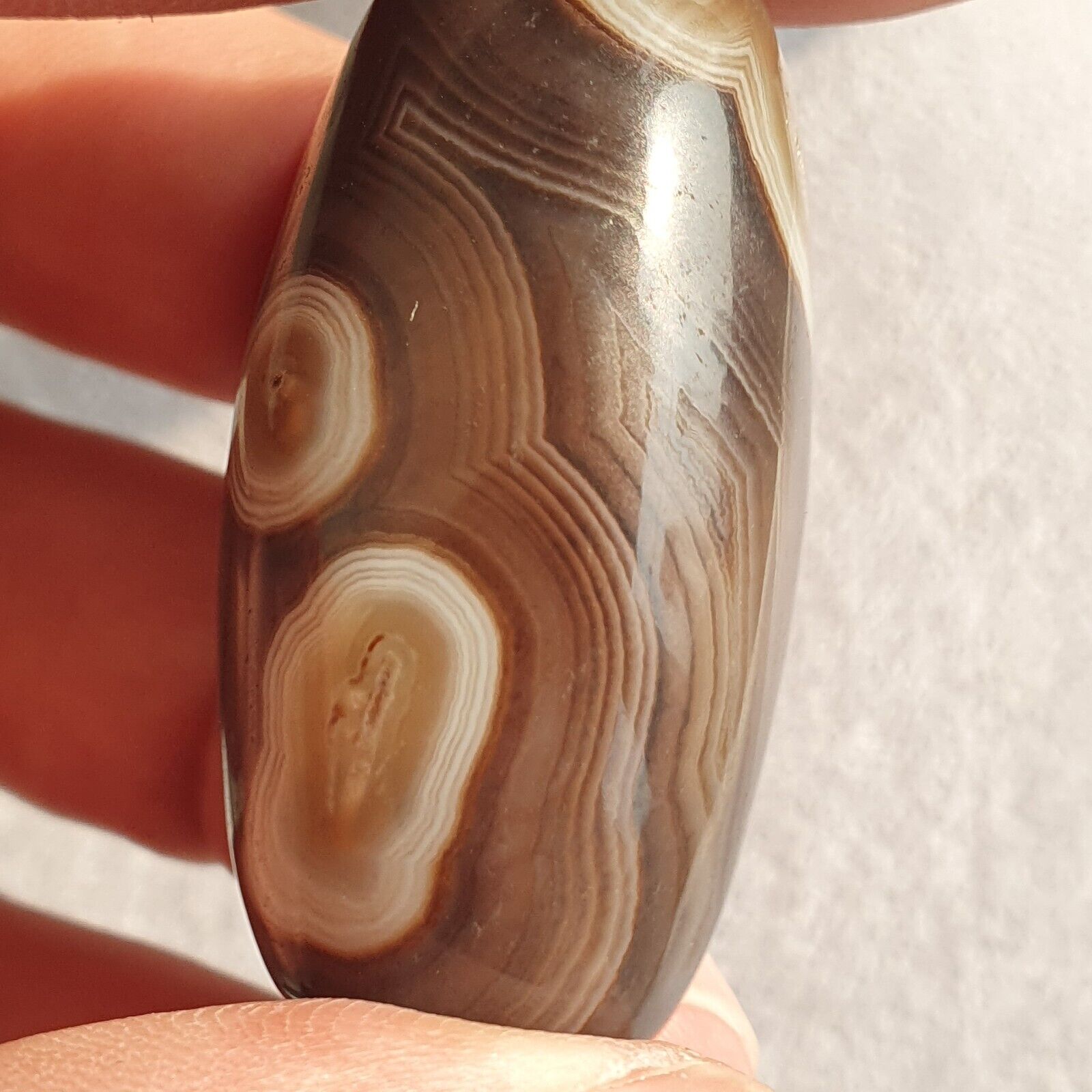 Very Rare Old Wishing Agate Multi Eyes Agate sulaimany Agate stone bead amulet