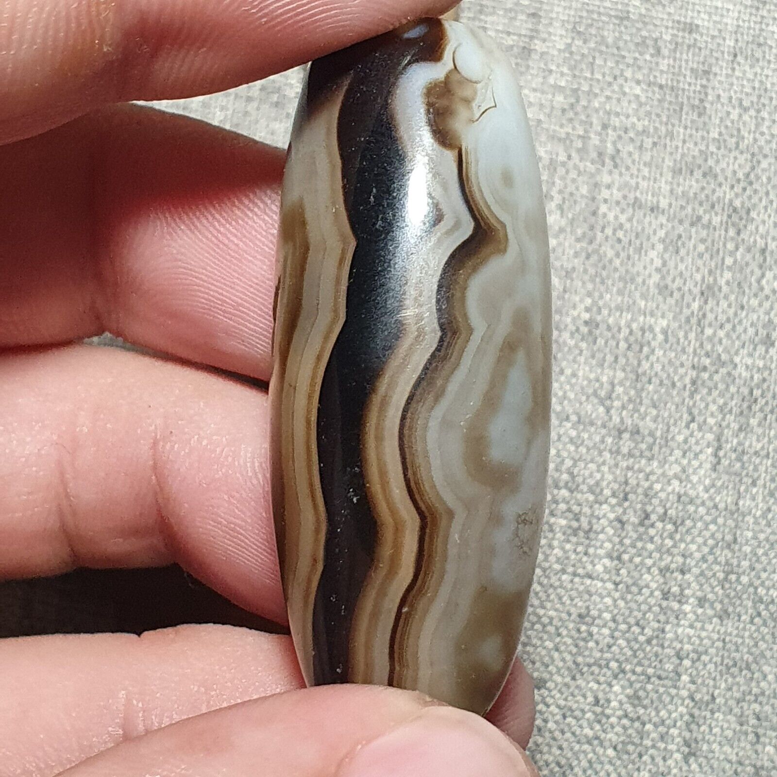 SL108 Powerful Middle Eastern spiritualist Agate Bead Natural Eyes Yemeni Bead