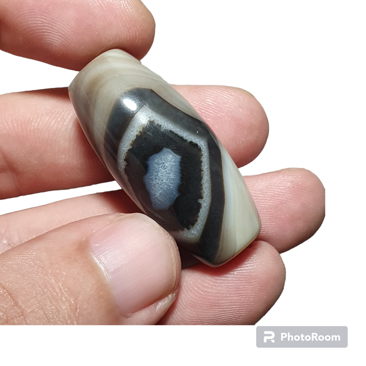 B85 Powerful Middle Eastern spiritualist Agate Bead Natural Eye Yemeni Bead