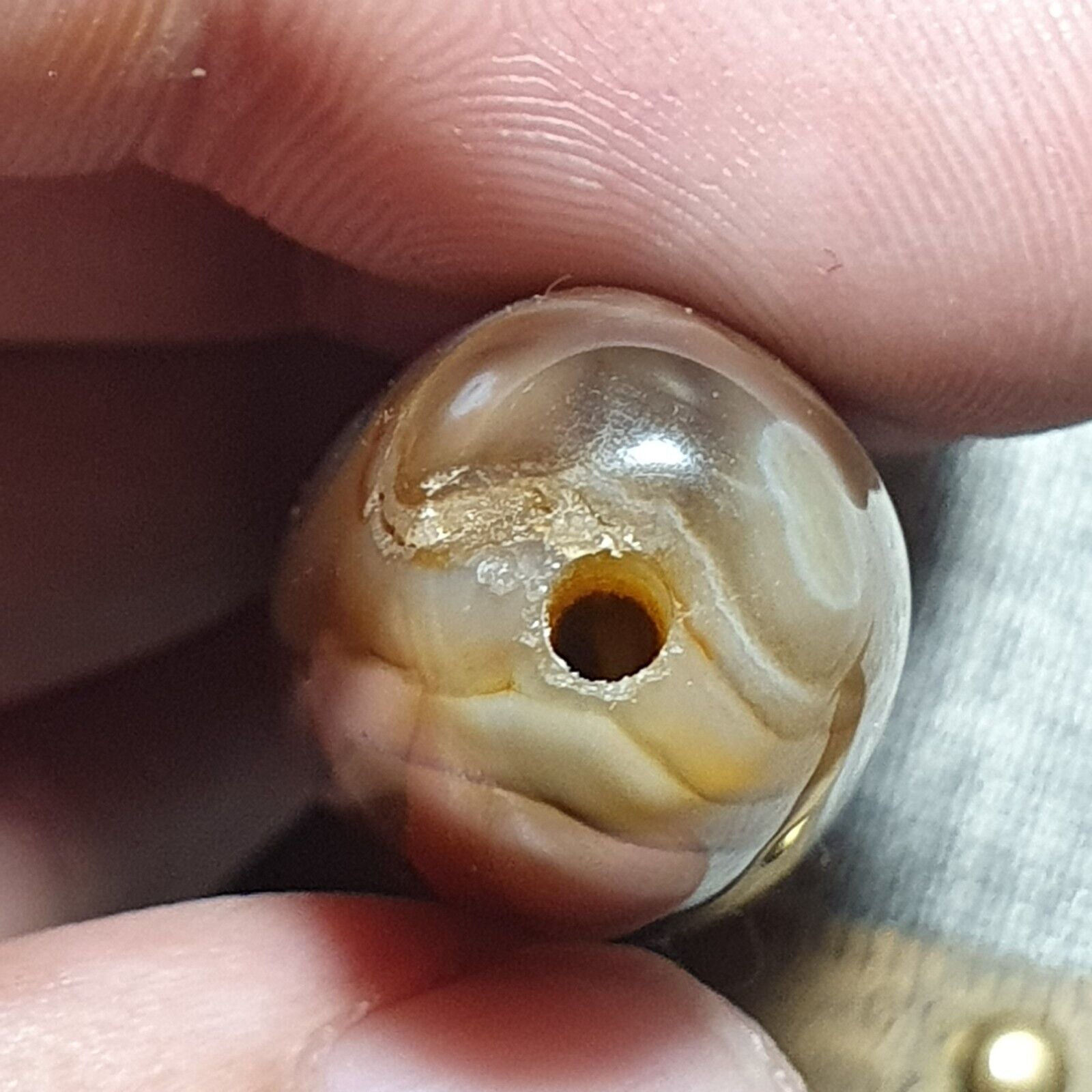 powerful Middle Eastern spiritualist Agate Bead خاتم شرف الشمس العقيق روحاني قوي