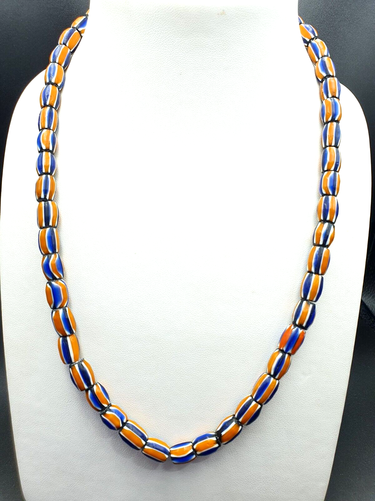 Stunning  Chevrons Venetian Trade Beads Africa Authentic Antiques Collection
