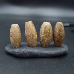 Antique Indo Himalayan Jasper Stone Beads 4 pieces lot