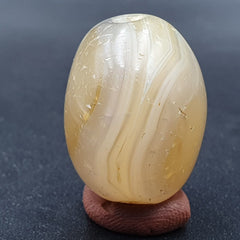 Antique Indo Himalayan Agate Stone Bead 26mm
