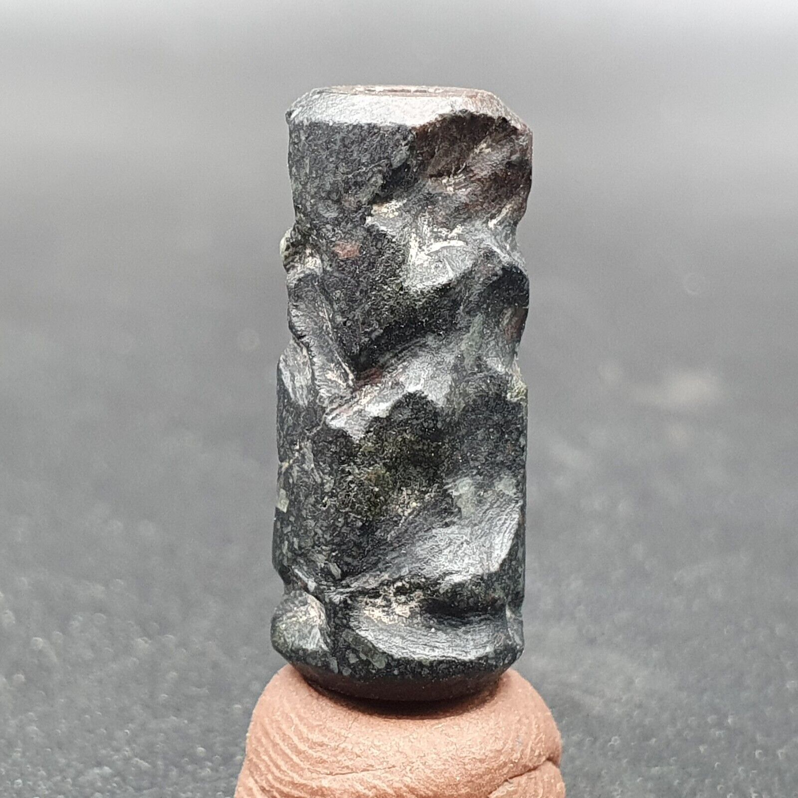 Babylonian Era Rare Ancient Old Mesopotamian Intaglio Cylinder Seal Bead