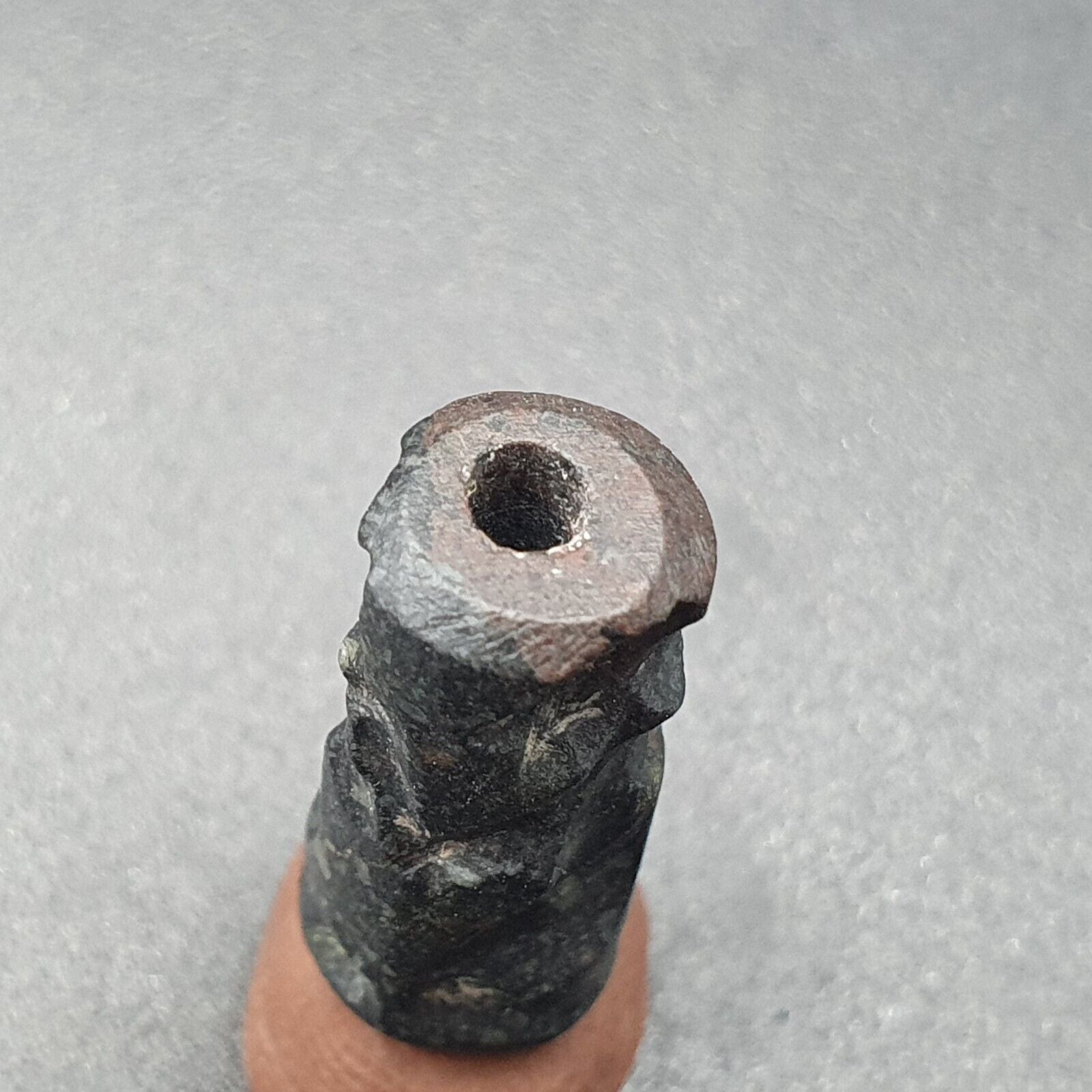 Babylonian Era Rare Ancient Old Mesopotamian Intaglio Cylinder Seal Bead