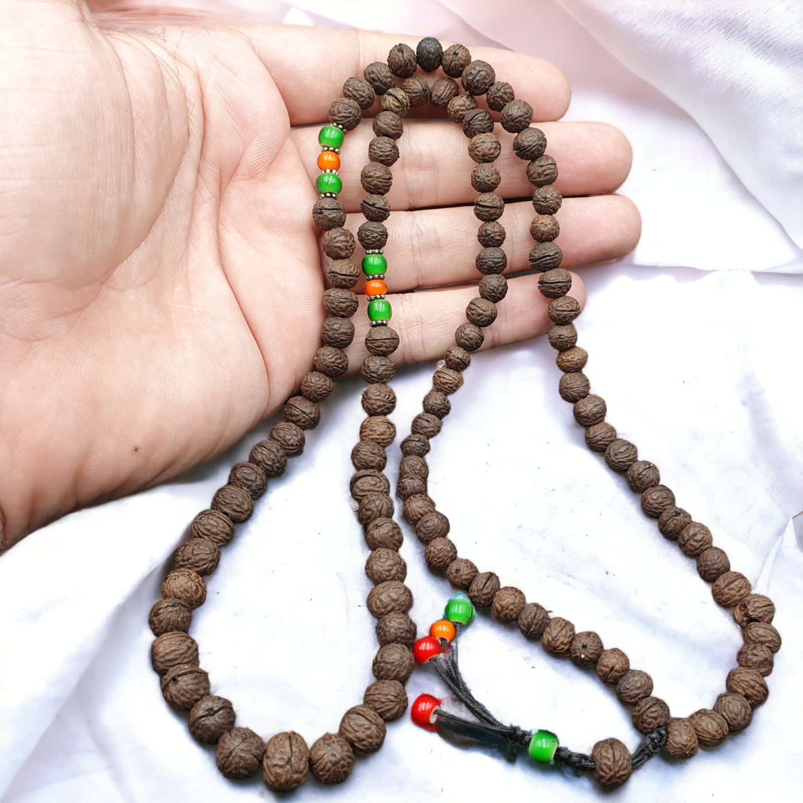 Antique 108 Bodhi Seed Mala Prayer Beads  Tibetan Buddhist Power Beads