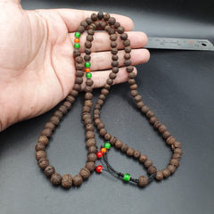 Antique 108 Bodhi Seed Mala Prayer Beads  Tibetan Buddhist Power Beads