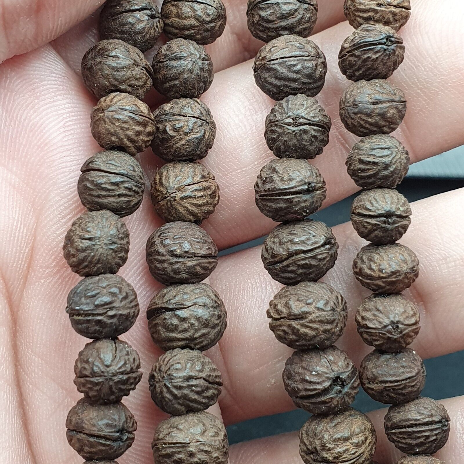 Antique 108 Bodhi Seed Mala Prayer Beads  Tibetan Buddhist Power Beads