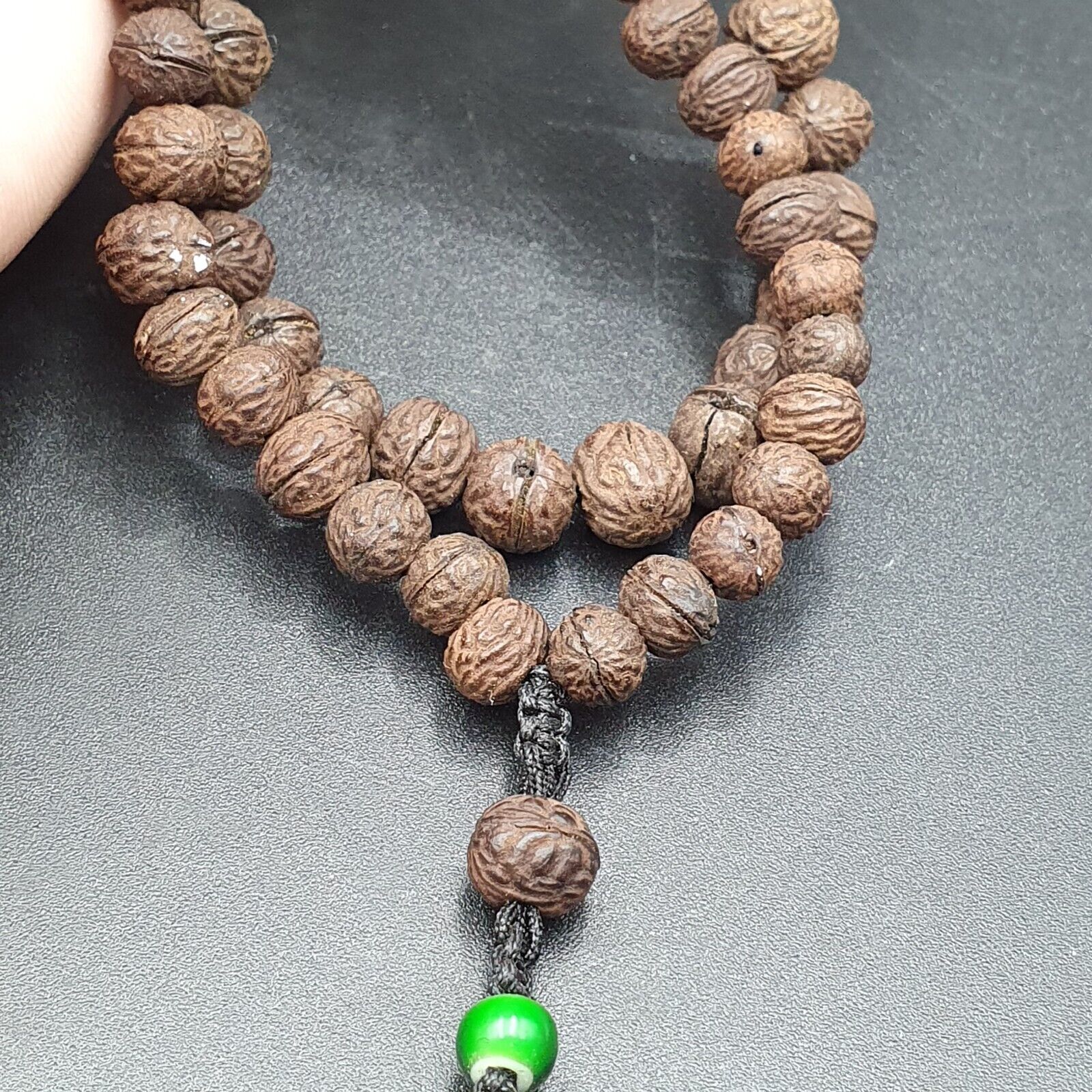 Antique 108 Bodhi Seed Mala Prayer Beads  Tibetan Buddhist Power Beads