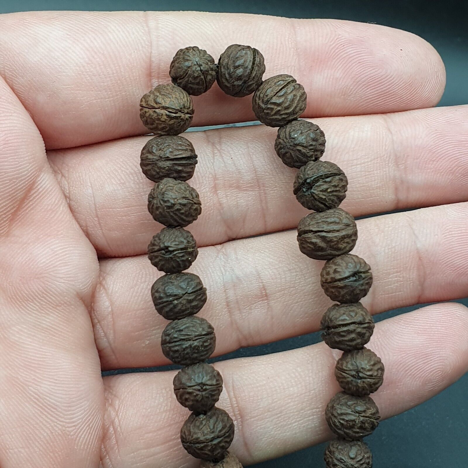 Antique 108 Bodhi Seed Mala Prayer Beads  Tibetan Buddhist Power Beads