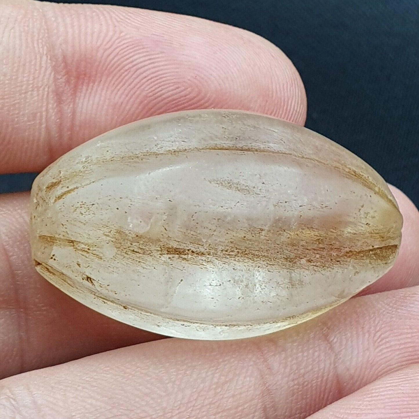 古代水晶石英珠帶彩虹吊墜水晶珠批量 9 顆珠子