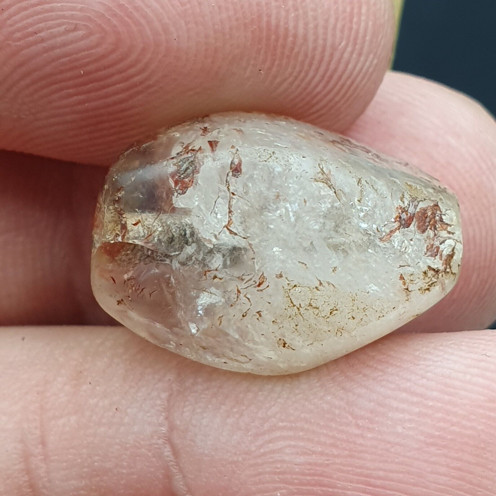 Ancient Roman to Islamic Era crystal Quartz Bead