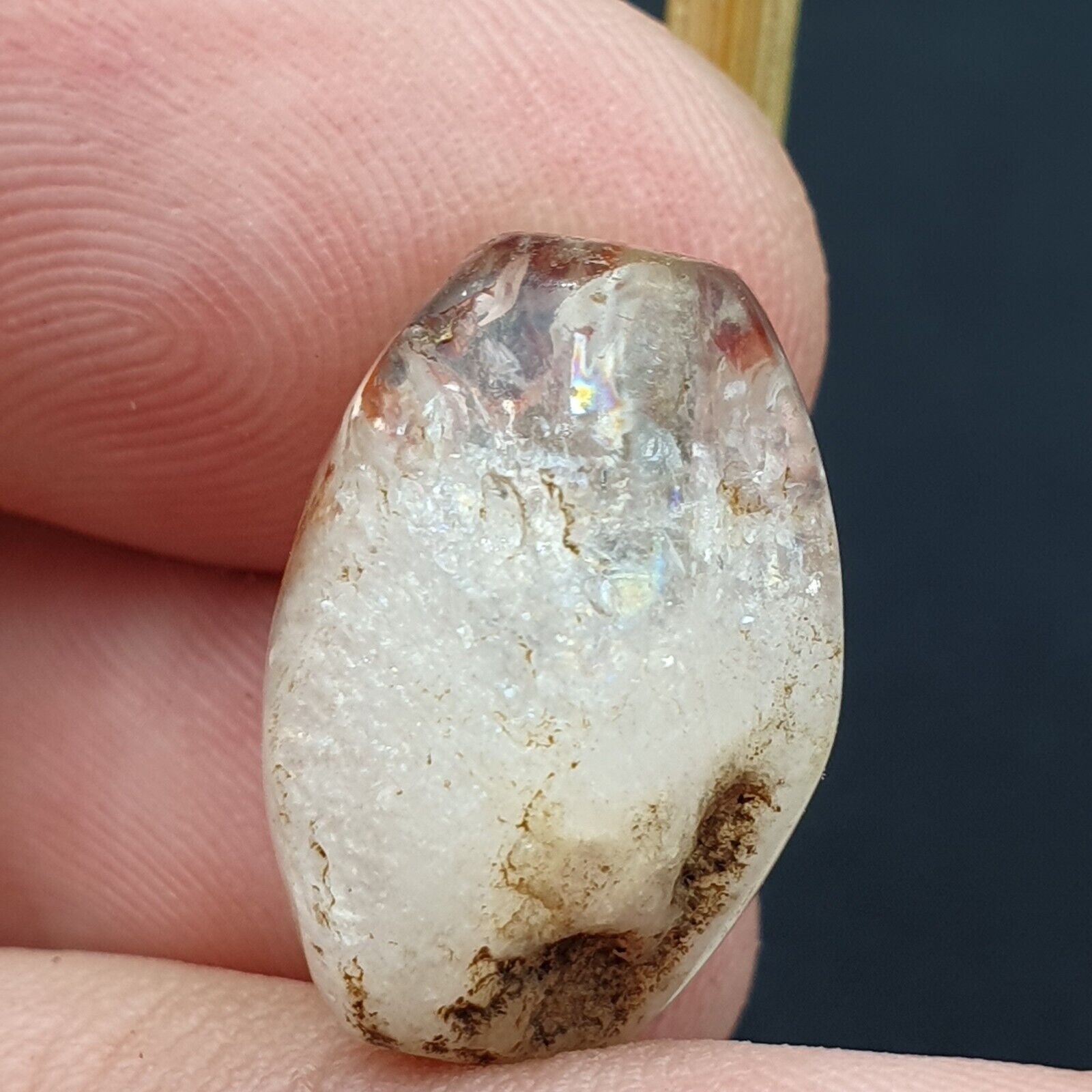 Ancient Roman to Islamic Era crystal Quartz Bead
