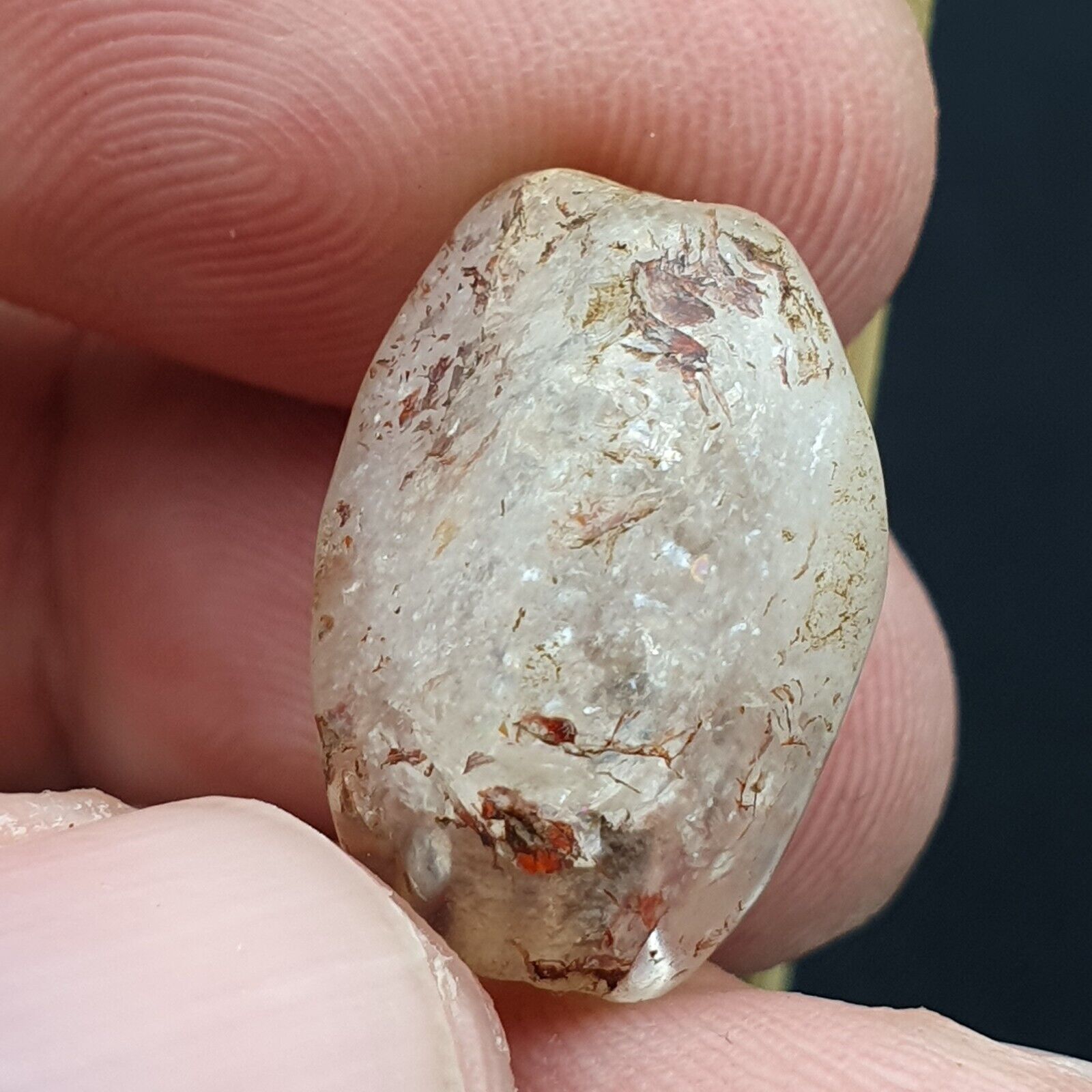 Ancient Roman to Islamic Era crystal Quartz Bead
