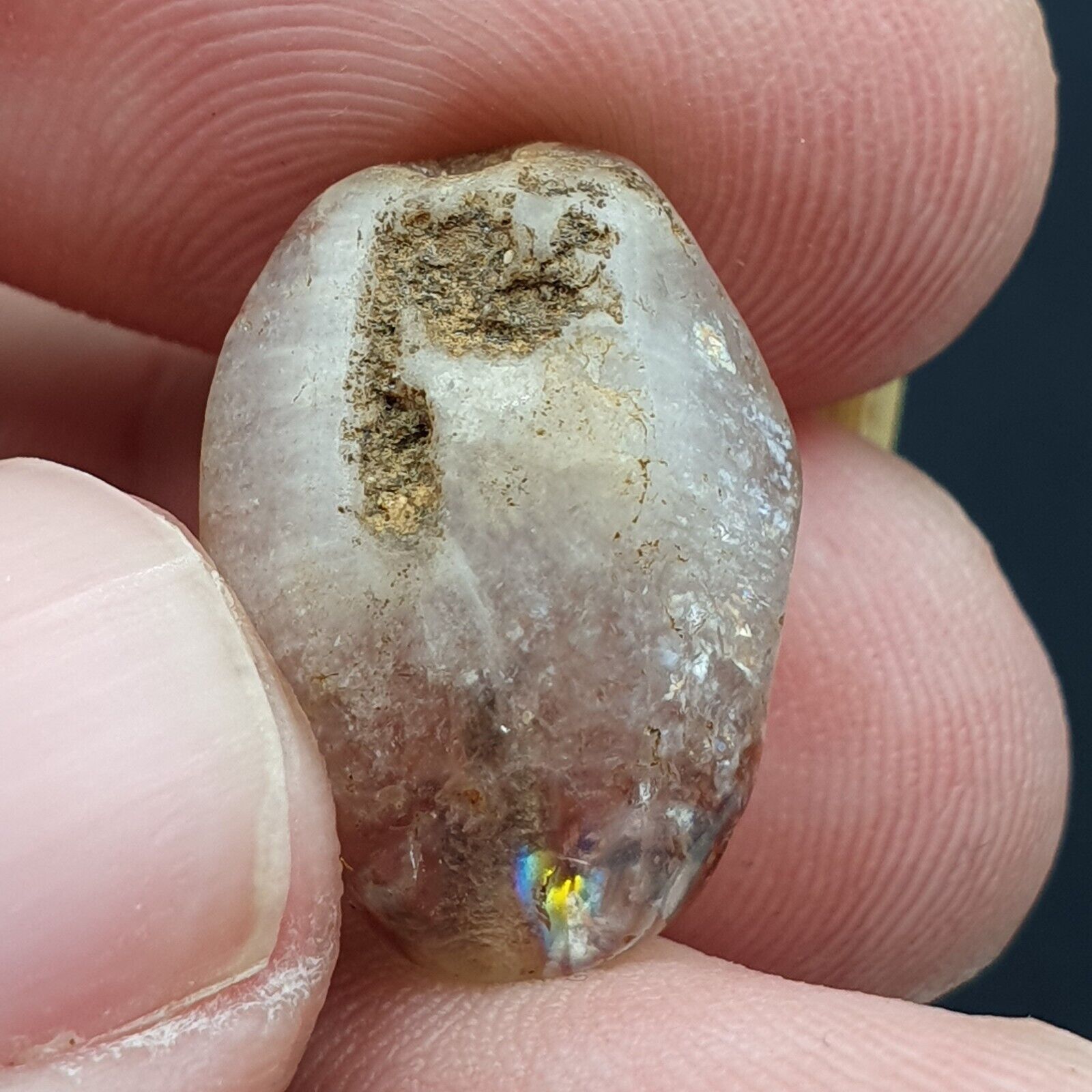 Ancient Roman to Islamic Era crystal Quartz Bead