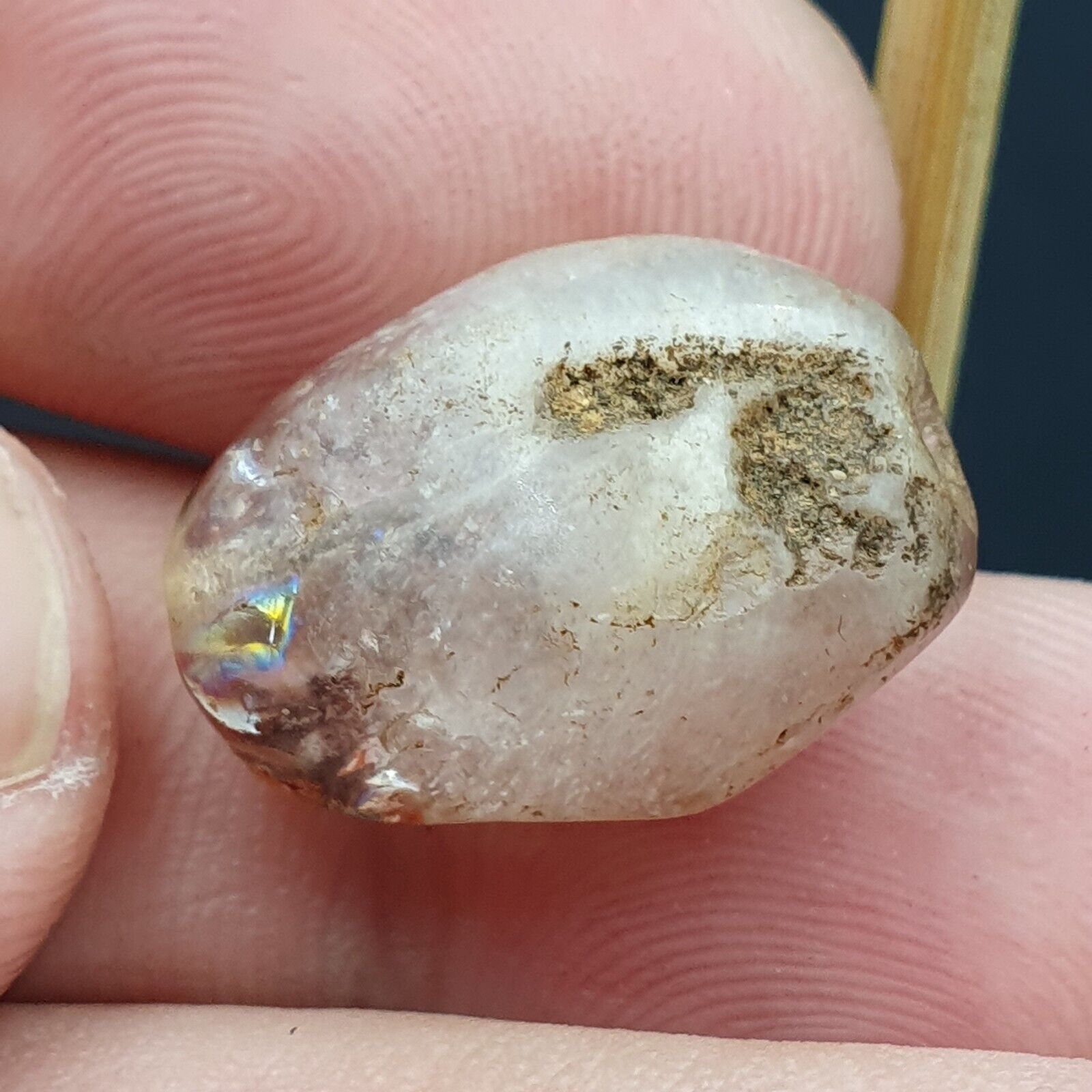Ancient Roman to Islamic Era crystal Quartz Bead