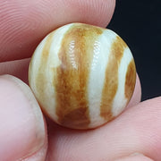 復古舊 Pumtek 珠子批量 5 顆古董珠子 16-19 毫米批量#47