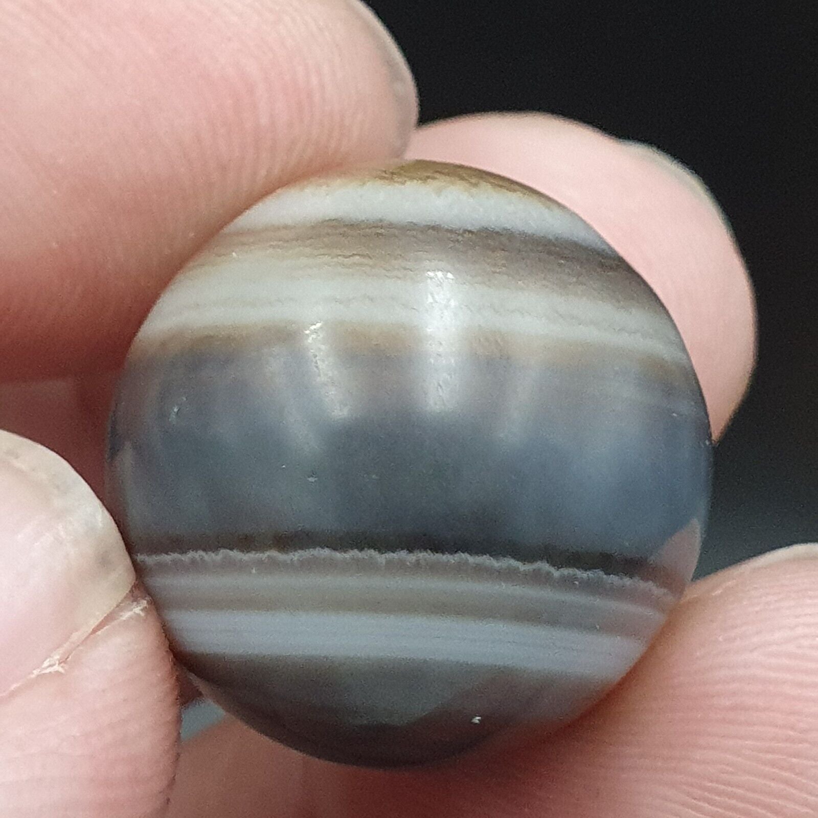 Antique Ancient INDO Himalaya Agate stone Bead from Bangladesh