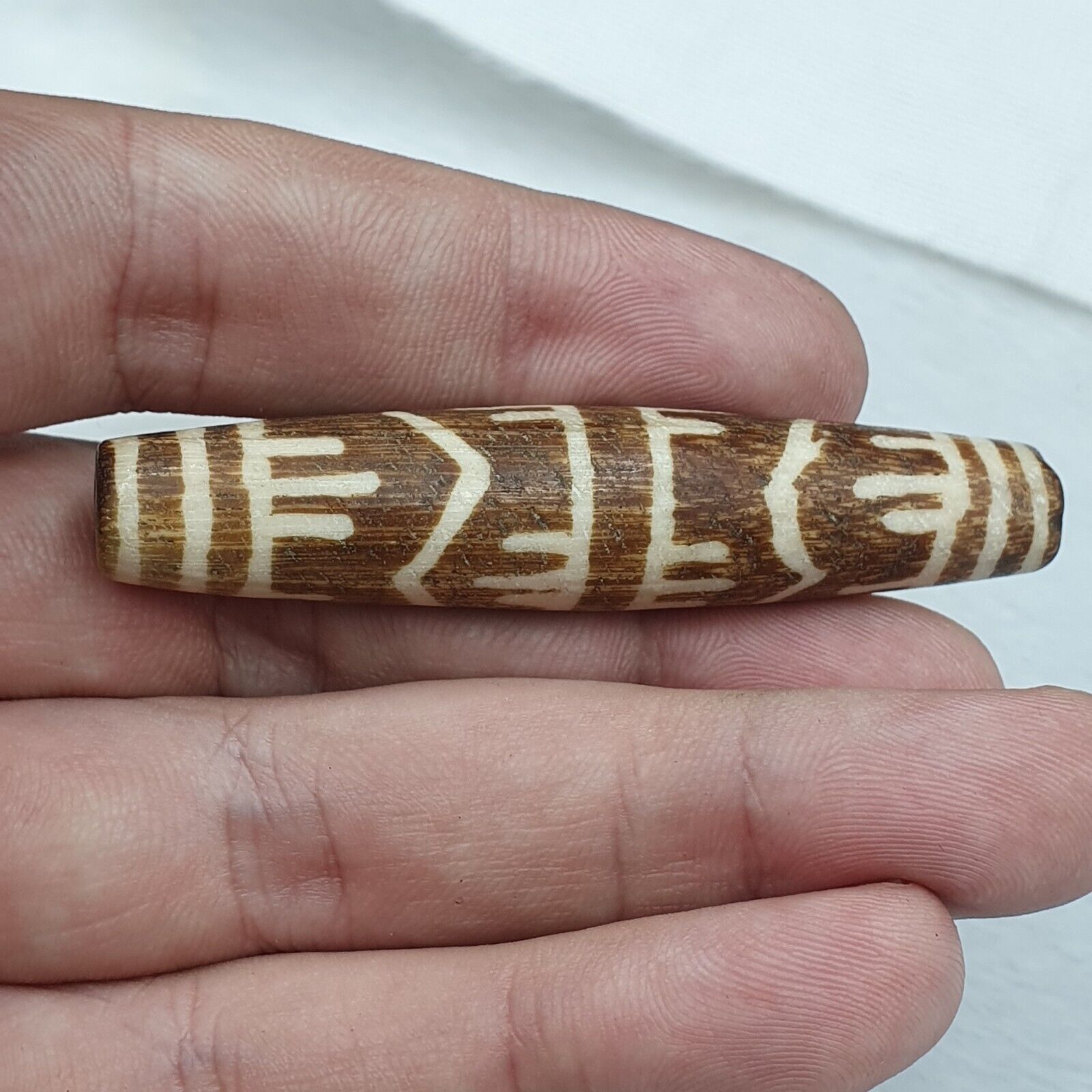 South Asian Burmese Pumtek Beads Late 20th C beads lot