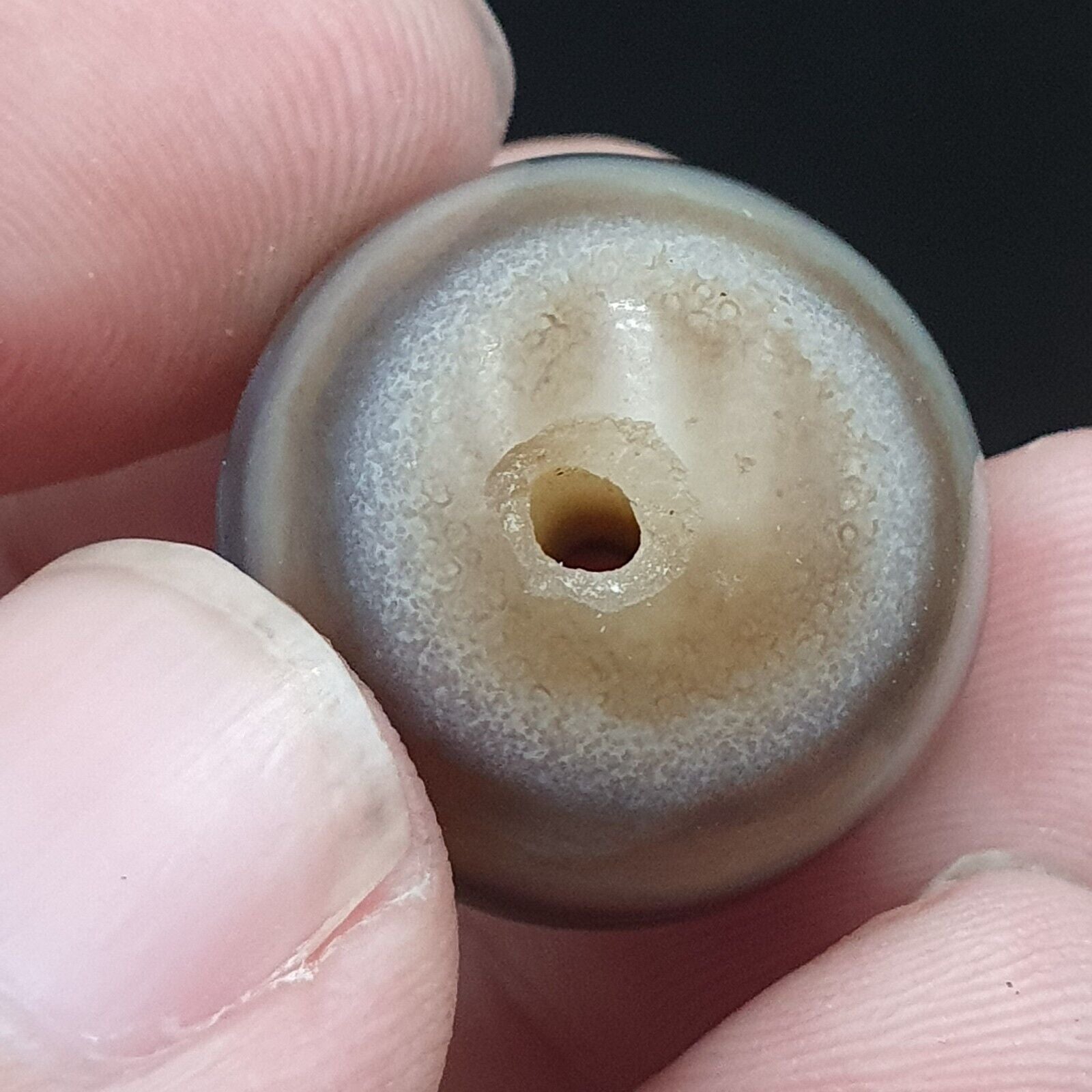 Antique Ancient INDO Himalaya Agate stone Bead from Bangladesh
