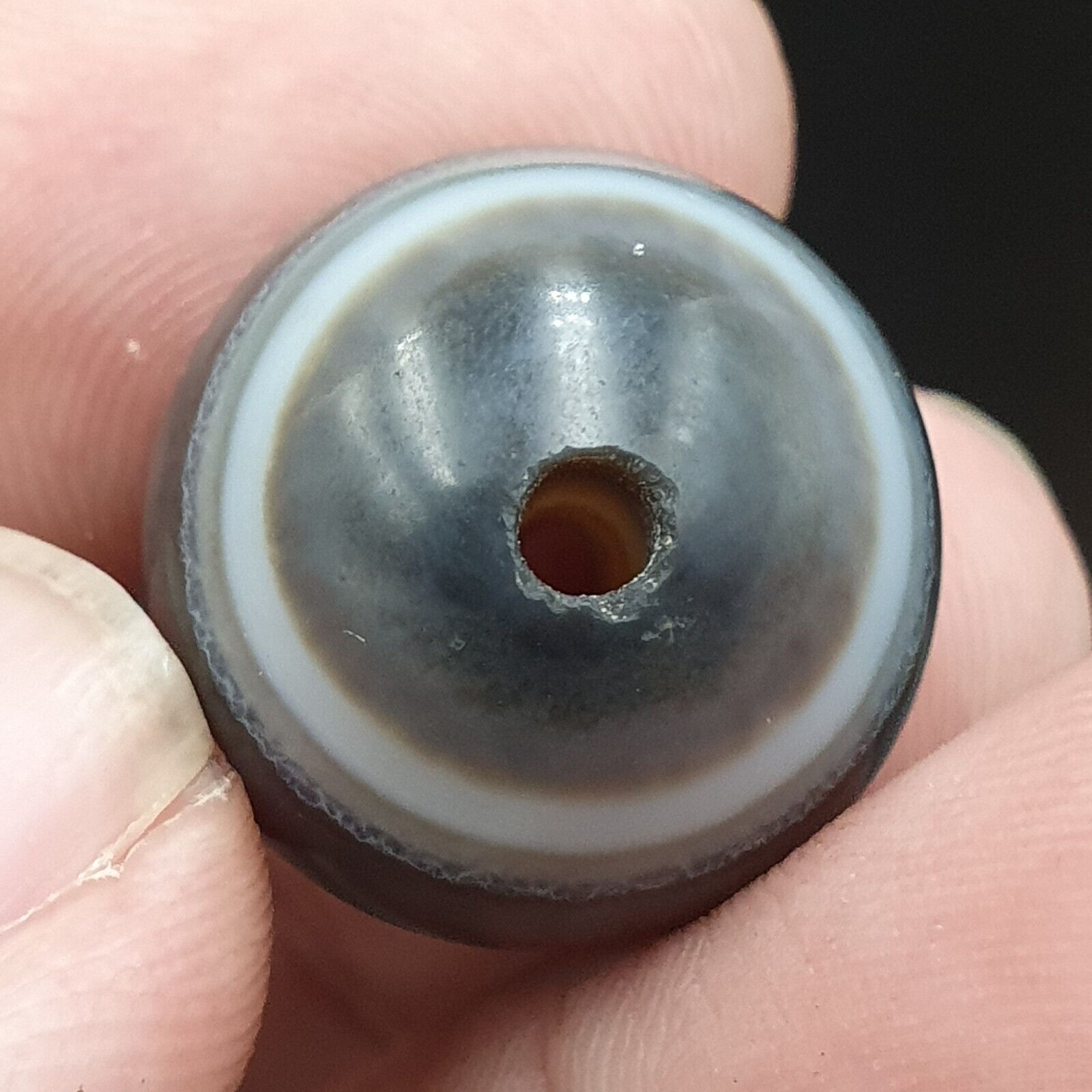Antique Ancient INDO Himalaya Agate stone Bead from Bangladesh
