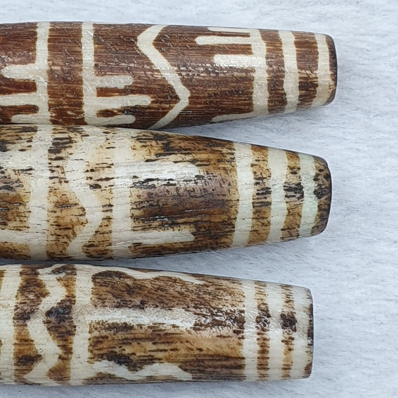 South Asian Burmese Pumtek Beads Late 20th C beads lot