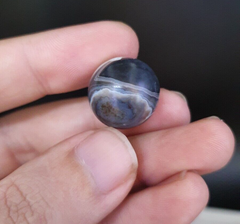 Antique Ancient INDO Himalaya Agate stone Bead Suleimani Agate 20mm