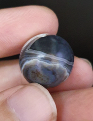 Antique Ancient INDO Himalaya Agate stone Bead Suleimani Agate 20mm