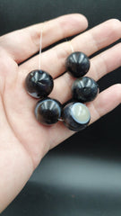 Lot 5 Antique Ancient INDO Himalaya Agate stone Bead Suleimani Agate 18-20mm
