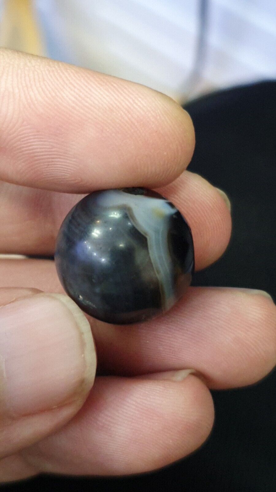 Antique Ancient INDO Himalaya Agate stone Bead Suleimani Agate