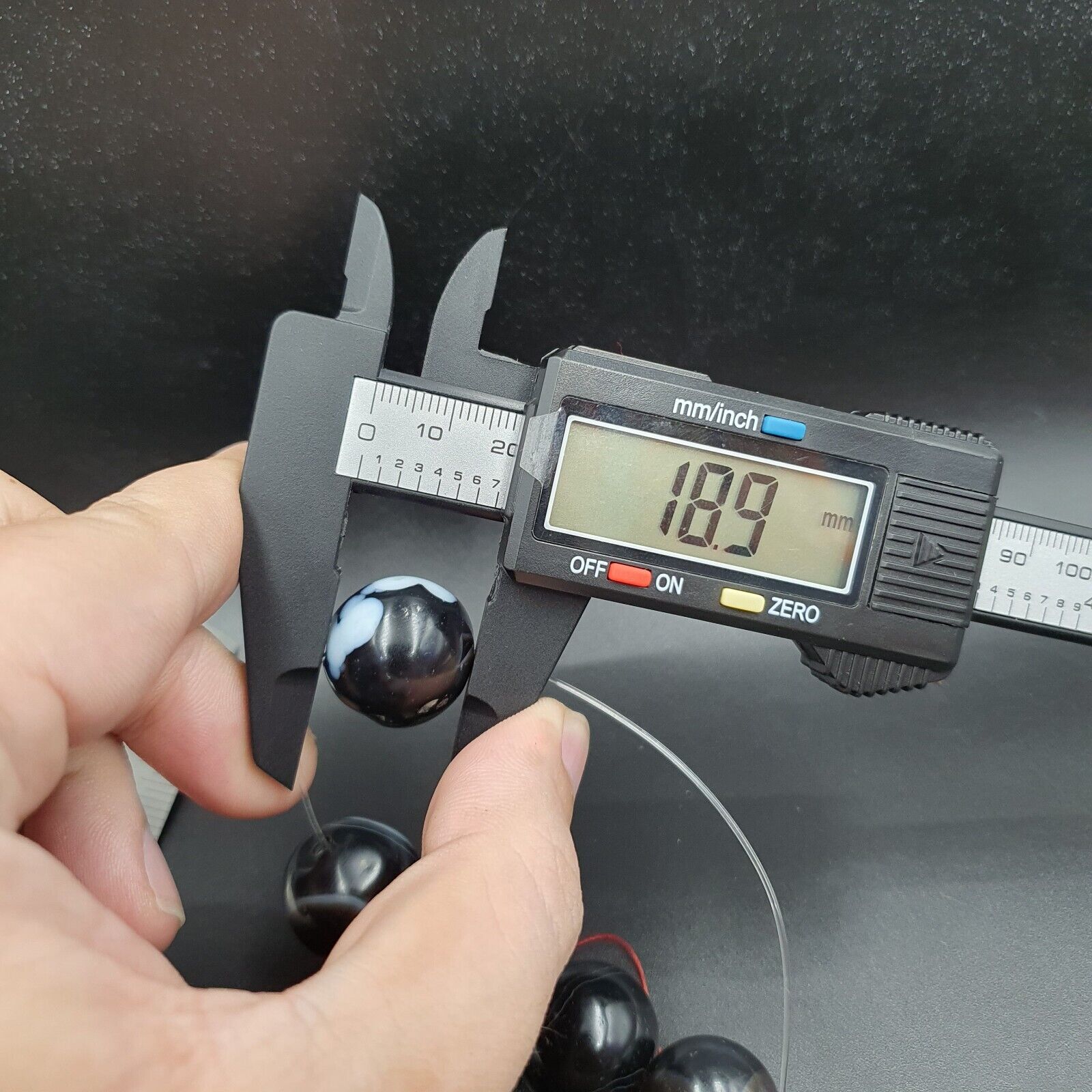 Lot 5 Antique Ancient INDO Himalaya Agate stone Bead Suleimani Agate 18-20mm