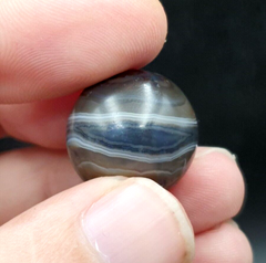 Antique Ancient INDO Himalaya Agate stone Bead Suleimani Agate 19.2mm