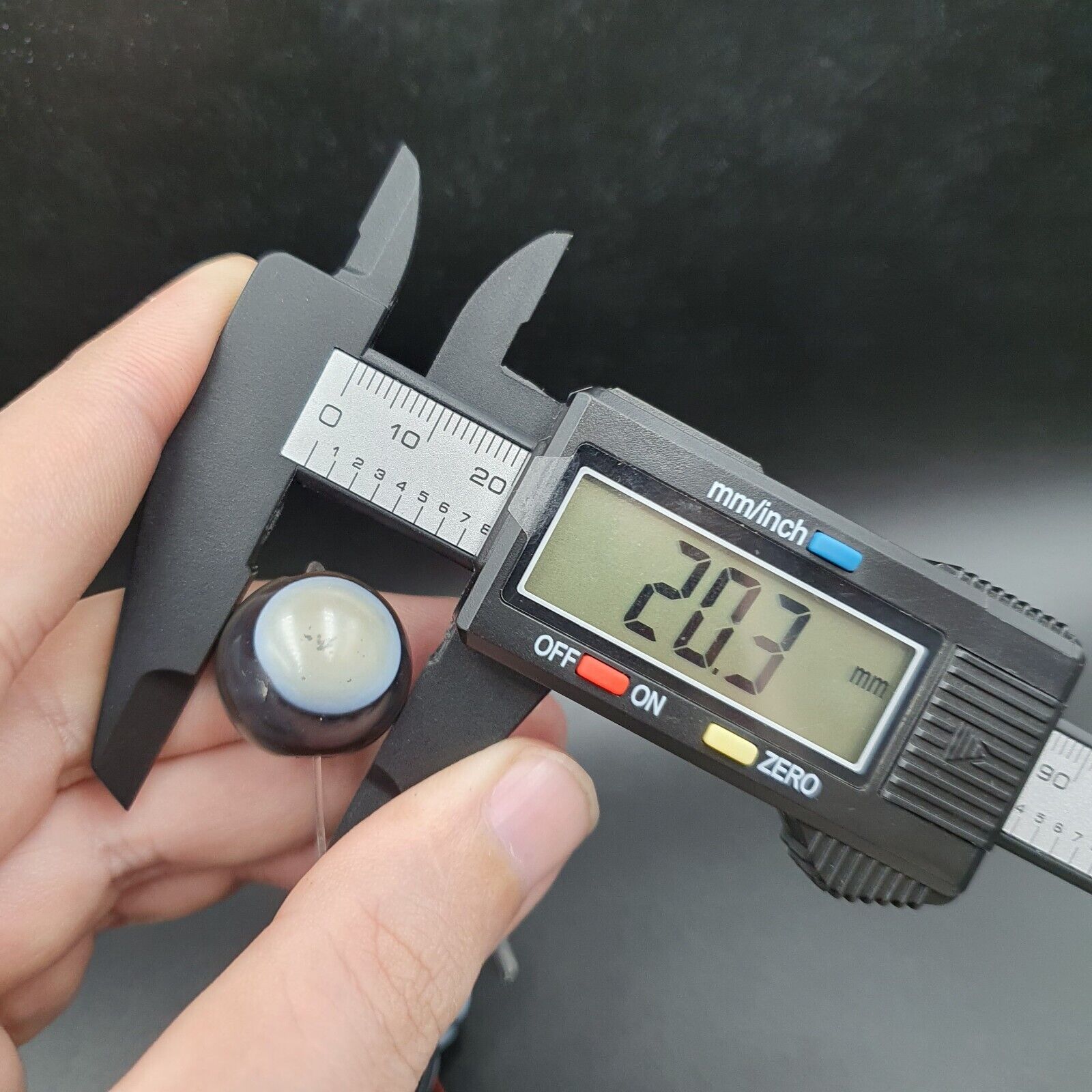 Lot 5 Antique Ancient INDO Himalaya Agate stone Bead Suleimani Agate 18-20mm