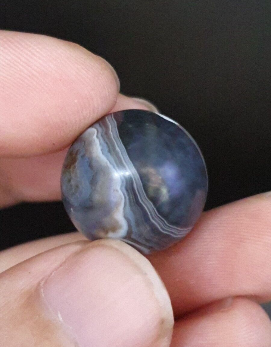 Antique Ancient INDO Himalaya Agate stone Bead Suleimani Agate 20mm