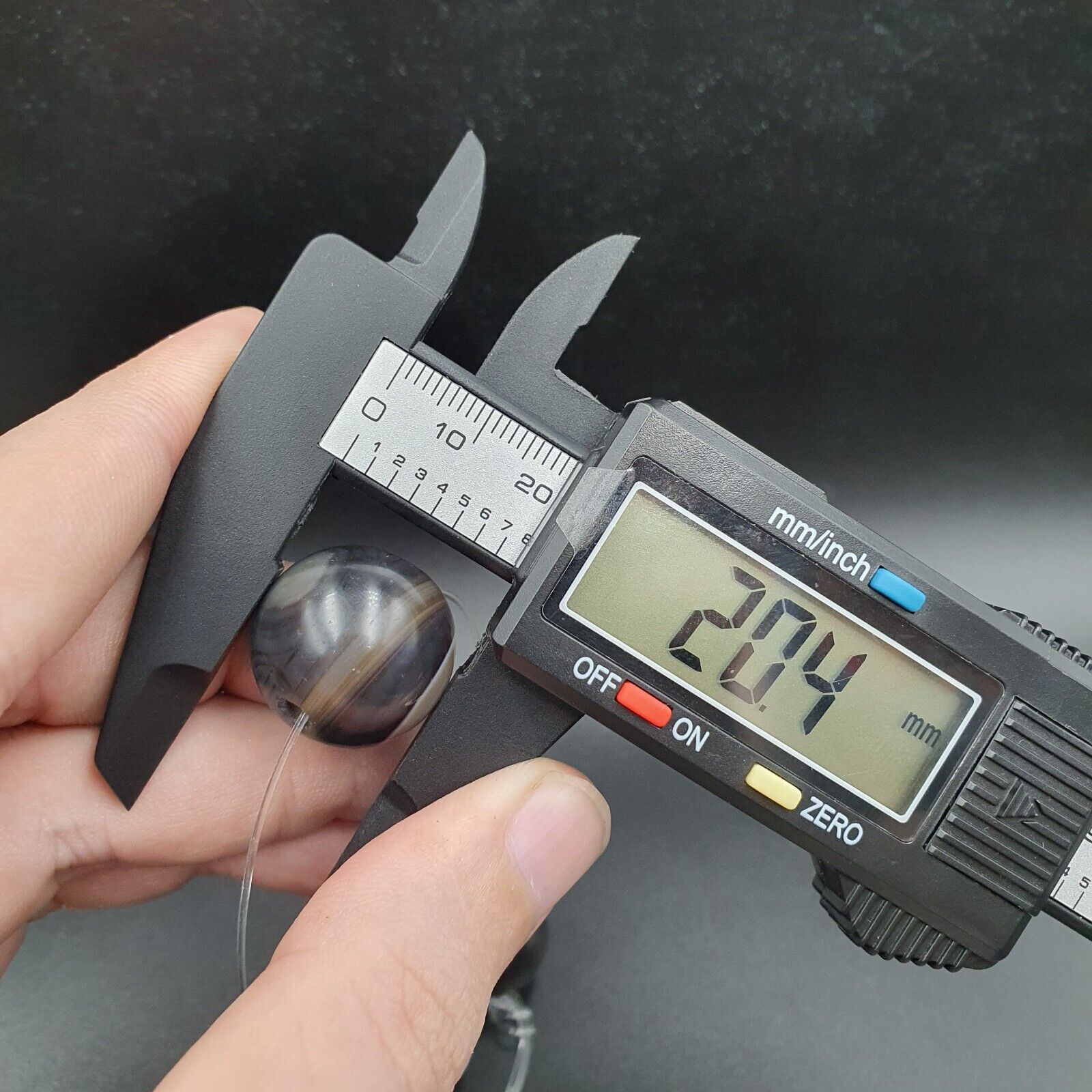 Lot 5 Antique Ancient INDO Himalaya Agate stone Bead Suleimani Agate 18-20mm