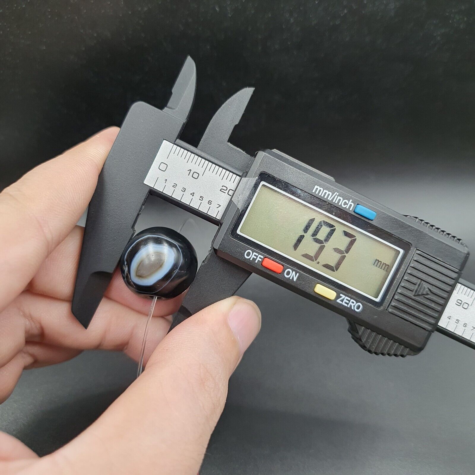 Lot 5 Antique Ancient INDO Himalaya Agate stone Bead Suleimani Agate 18-20mm