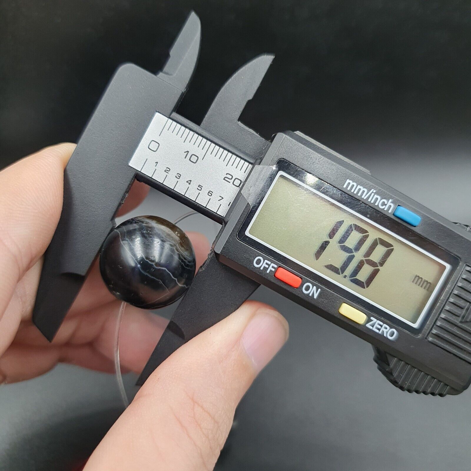 Lot 5 Antique Ancient INDO Himalaya Agate stone Bead Suleimani Agate 18-20mm