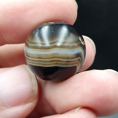 Antique Ancient INDO Himalaya Agate stone Bead Suleimani Agate 19.5mm