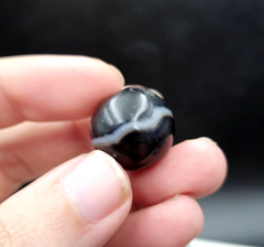 Antique Ancient INDO Himalaya Agate stone Bead Suleimani Agate 20mm