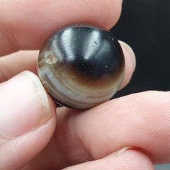 Antique Ancient INDO Himalaya Agate stone Bead Suleimani Agate 19.5mm