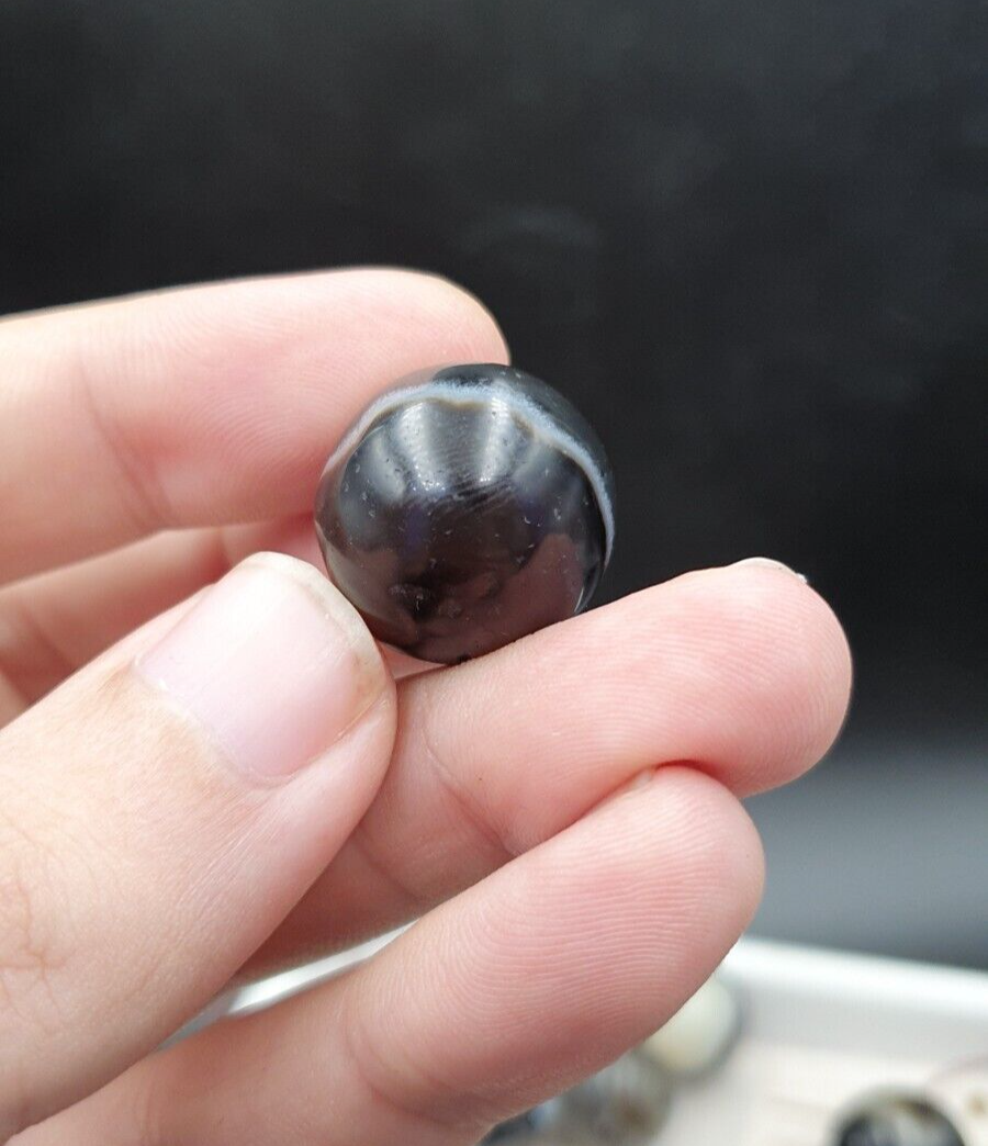 Antique Ancient INDO Himalaya Agate stone Bead Suleimani Agate 20mm