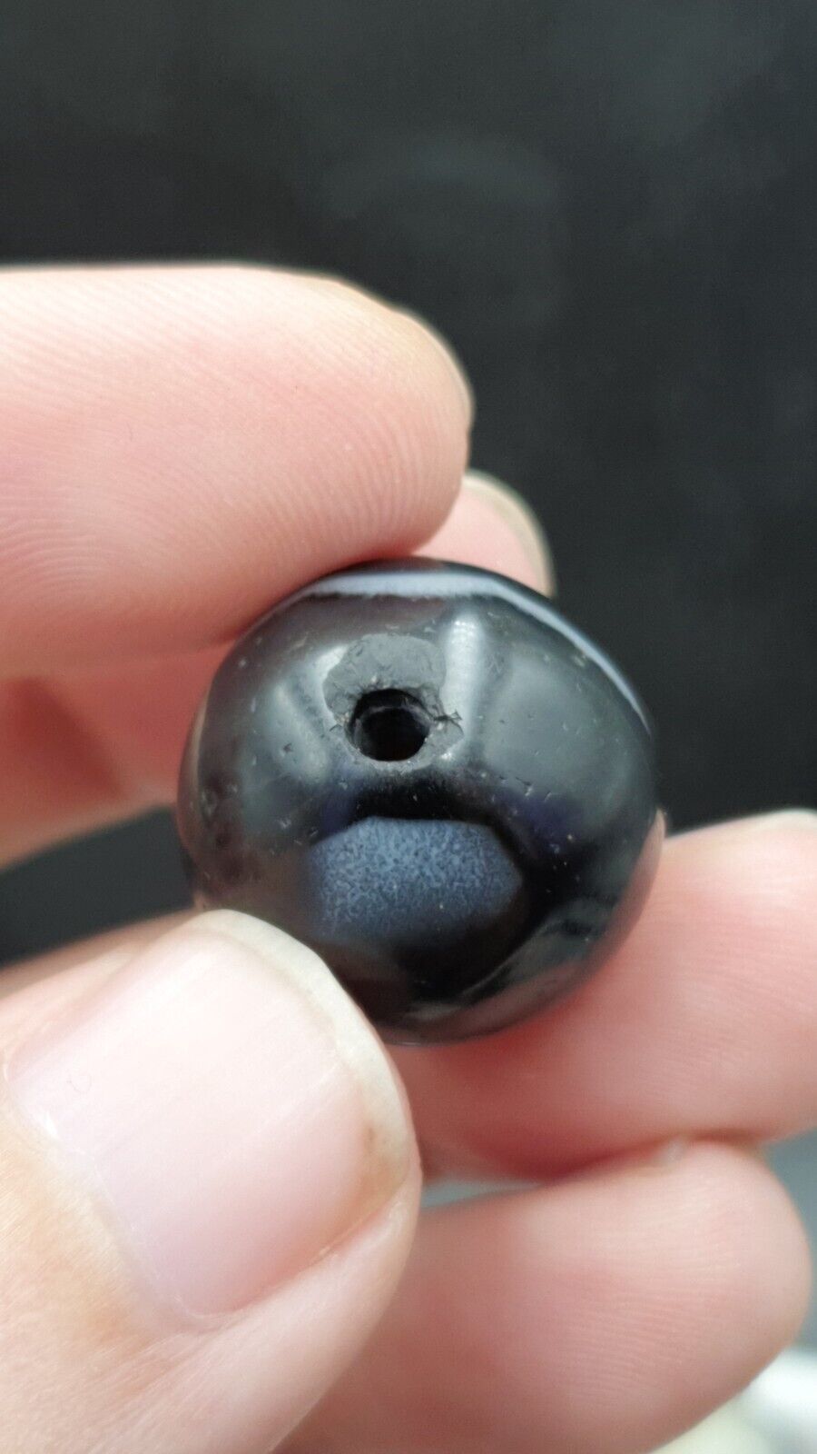 Antique Ancient INDO Himalaya Agate stone Bead Suleimani Agate 20mm