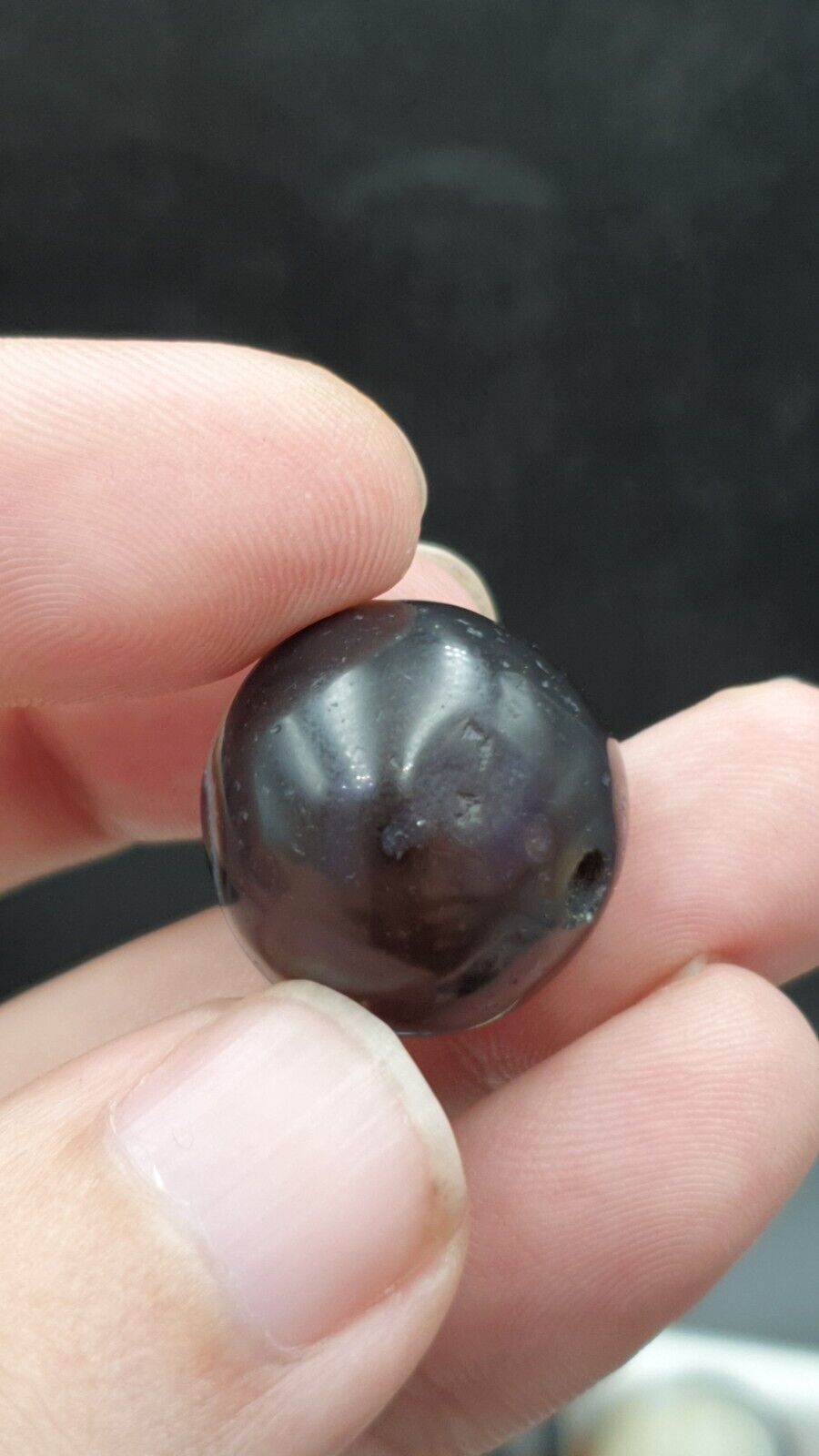 Antike antike INDO-Himalaya-Achat-Steinperle, Suleimani-Achat, 20 mm