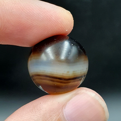 Antique Ancient INDO Himalaya Agate stone Bead Suleimani Agate 18.5mm